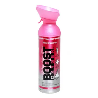 BOOST OXYGEN Pink grapefruit inhalační kyslík v plechovce 9 l