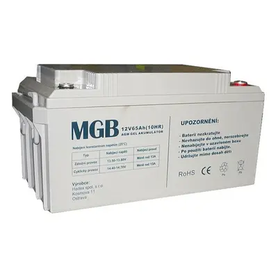 Trakční akumulátor MGB VRLA AGM 12V-65Ah