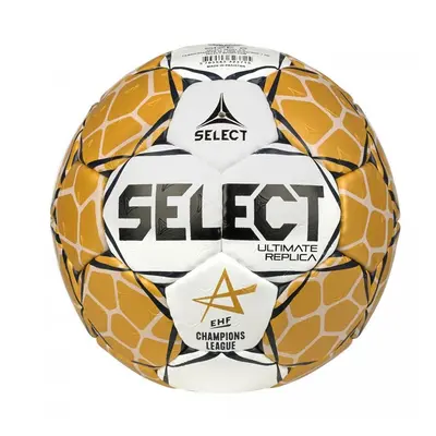 Házenkářský míč SELECT HB Ultimate replica EHF Champions League 3 - bílo-zlatá