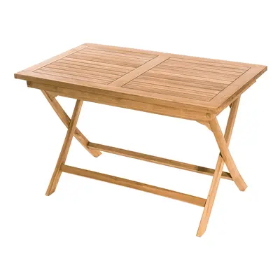 Deokork Zahradní skládací stůl obdelník COIMBRA 120 x 70 cm (teak)