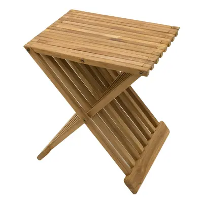 Deokork Zahradní odkládací stolek FLOW (teak)