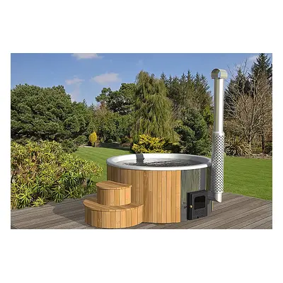 Deokork Dřevěná káď Hot tub DELUXE 220 (1650L)