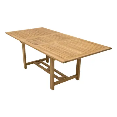 Deokork Zahradní obdelníkový stůl MONTANA 160/210 x 90 cm (teak)