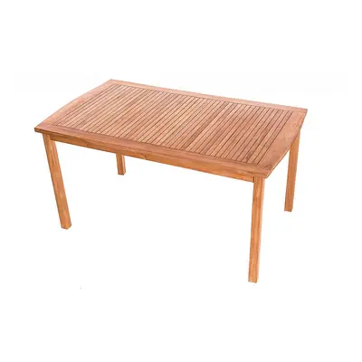 Deokork Zahradní pevný stůl obdelník HARMONY 150x90 cm (teak)