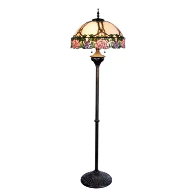 Stolní lampa Tiffany Roof - 12*12*36 cm E14 / max. 25 Watt Clayre & Eef