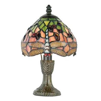 Stolní lampa Tiffany - Ø 32*47 cm Clayre & Eef