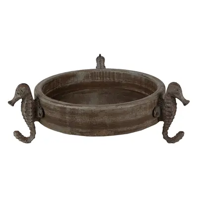 Dřevěný hmoždíř z mangového dřeva Tours Mortar - Ø 13*13cm/ 600ml Chic Antique