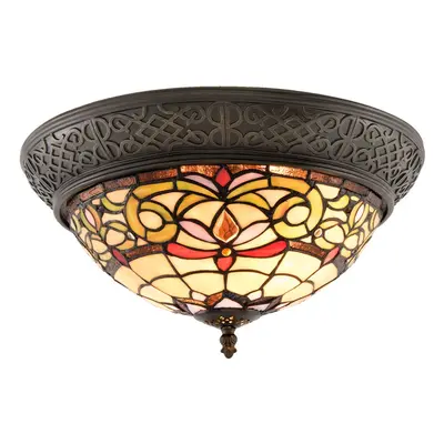 Stolní lampa Tiffany Cappa - 18*45 cm 1x E27 / Max 40W Clayre & Eef