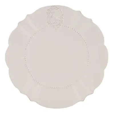 Porcelánový kartáč set na toaletu Flowers -Ø 12*26 cm Clayre & Eef