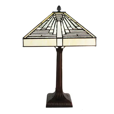 Měděná antik kovová stojací lampa Filinne - 21*21*121 cm E14/max 3*60W Clayre & Eef