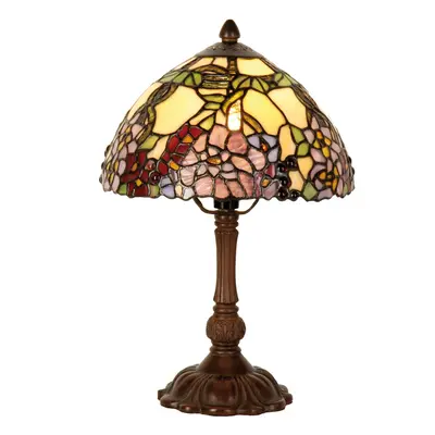 Stolní lampa Tiffany Dragonfly square Clayre & Eef