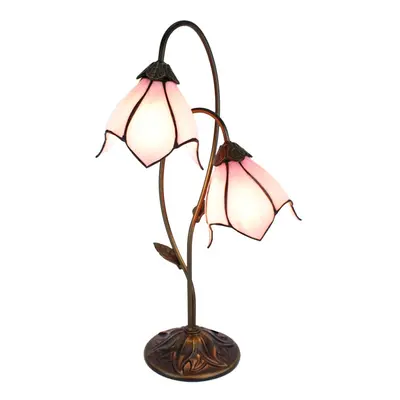 Zelený svítící skleněný stromek Tree Led - Ø 10*19cm J-Line by Jolipa