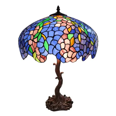 Stolní lampa Tiffany Arbre – Ø 43*61 cm E27/max 2*60W Clayre & Eef