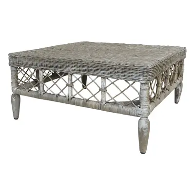 Přírodní ratanový stůl French table - 75*75*36 cm Chic Antique