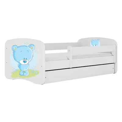 Kocot kids Dětská postel Babydreams medvídek bílá, varianta 70x140, bez šuplíků, s matrací