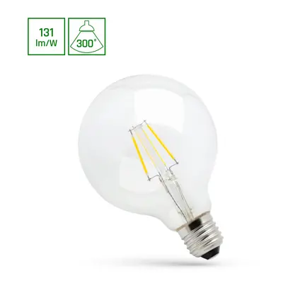 Spectrum LED LED žárovka GLOBE E-27 230V 8W neutrální bílá