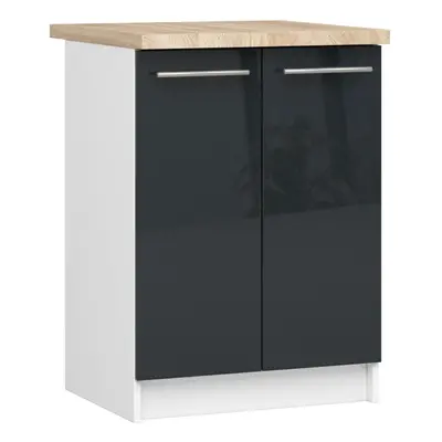 Ak furniture Kuchyňská skříňka Olivie S 60 cm bílá/grafit