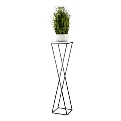 DekorStyle Stojan na květiny Loft 24 cm černý II