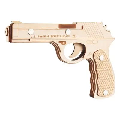 Woodcraft construction kit Dřevěné 3D puzzle Woodcraft Beretta M9