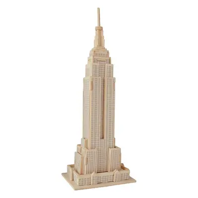 Woodcraft construction kit Dřevěné 3D puzzle Empire State Building