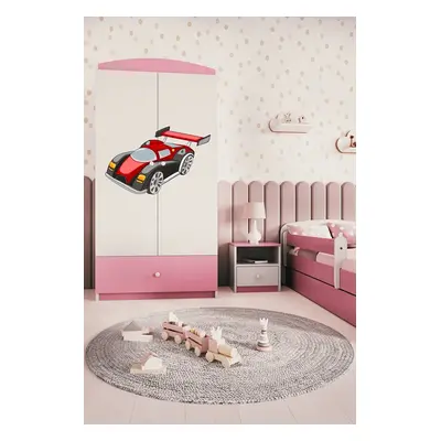 Kocot kids Dětská skříň Babydreams 90 cm formule růžová