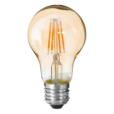 DekorStyle LED žárovka Amber Straight 2W E27