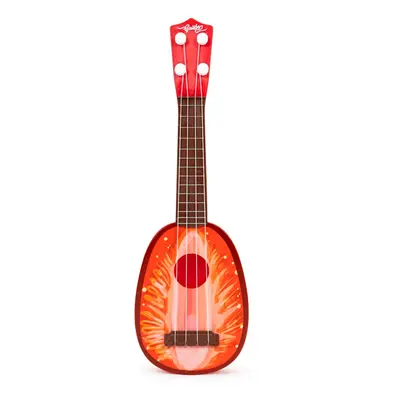 ECOTOYS Dětské ukulele Dumbo jahoda