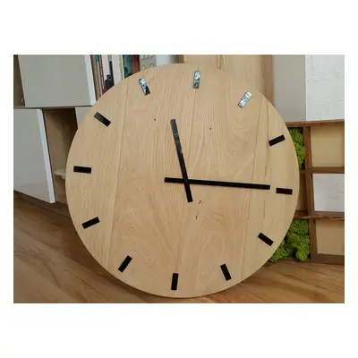 ModernClock Nástěnné hodiny Black Oak hnědé