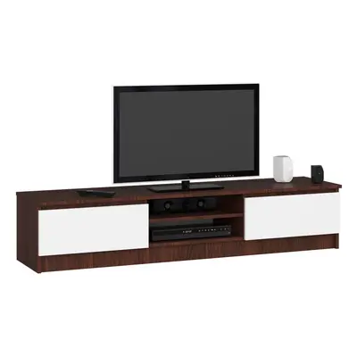 Ak furniture TV stolek Ronon 160 cm venge/bílý