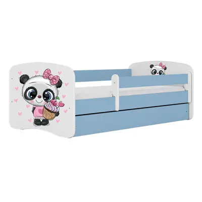 Kocot kids Dětská postel Babydreams panda modrá, varianta 70x140, bez šuplíků, bez matrace