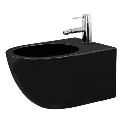 REA Keramický bidet Carlo Mini černý mat