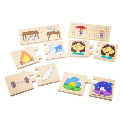 Bigjigs Toys Didaktické puzzle OPPOSITES