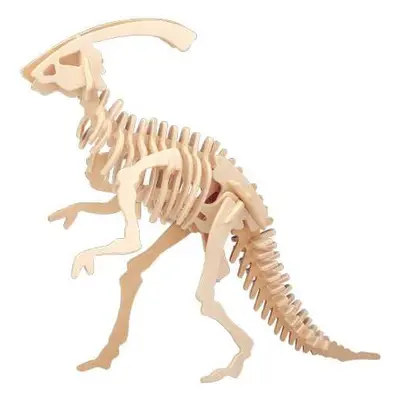 Woodcraft construction kit Dřevěné 3D puzzle LITTLE PARASAUROLOPHUS hnědé