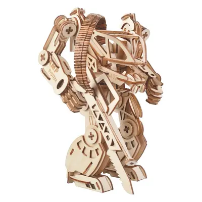 Woodcraft construction kit Dřevěné 3D puzzle AMP Powersuit