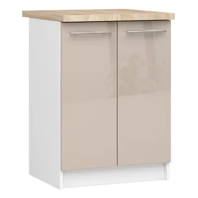 Ak furniture Kuchyňská skříňka Olivie S 60 cm 2D bílá/cappuccino