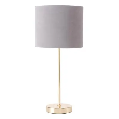 DekorStyle Stolní lampa Lorie šedá