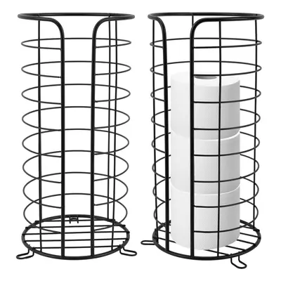 Tutumi Stojan na toaletní papír ROLAND černý 37 cm