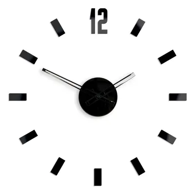 ModernClock 3D nalepovací hodiny Point černé