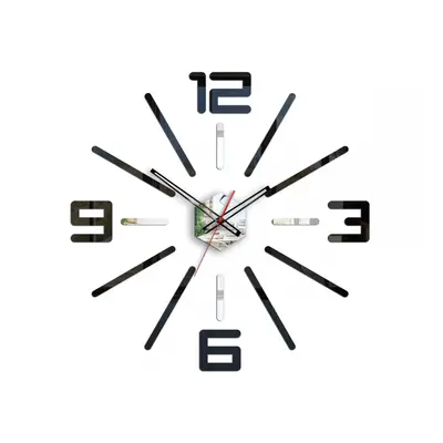 ModernClock 3D nalepovací hodiny Maxim černé