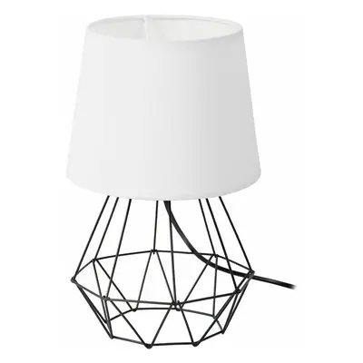 DekorStyle Stolní lampa DIAMENT 2v1- černá/bílá