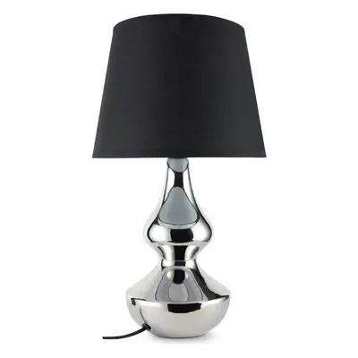 Konsimo Stolní lampa RILA stříbrná/černá