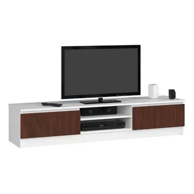 Ak furniture TV stolek Ronon 160 cm bílý/venge