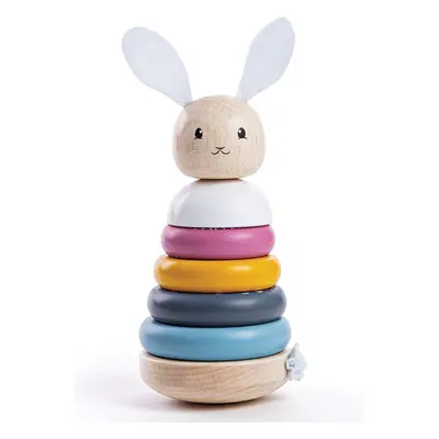 Bigjigs Toys Dřevěná motorická věž Rabbit