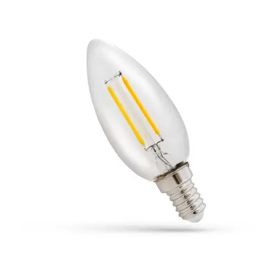 Spectrum LED LED žárovka svíčka E27 230V 1W E14 neutrální bílá