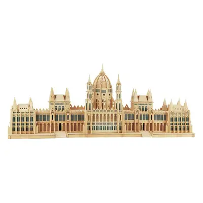 Woodcraft construction kit Dřevěné 3D puzzle BUDAPEST hnědé