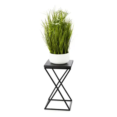 DekorStyle Květinový stojan LOFT I 40 cm černý