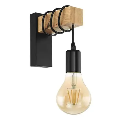 TooLight Nástěnná lampa Alo černá/přírodní