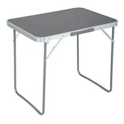 Ak furniture Kempingový stolek ARES 70x50 cm šedý