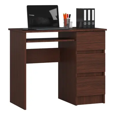 Ak furniture Psací stůl A-6 90 cm wenge pravý