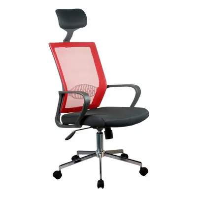 Ak furniture Kancelářská židle OCF-9 červená